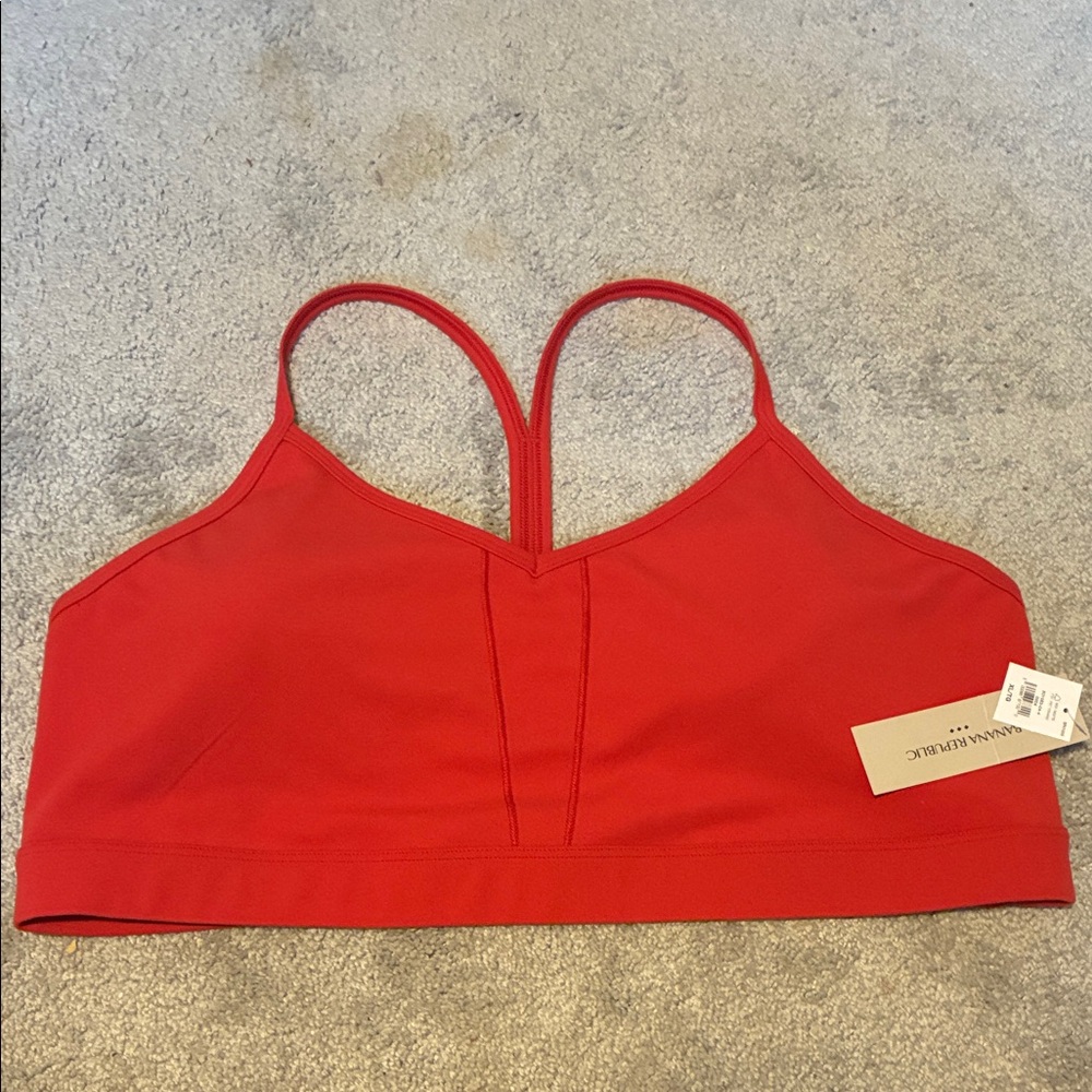 Banana Republic Vibrant Red Sports Bra